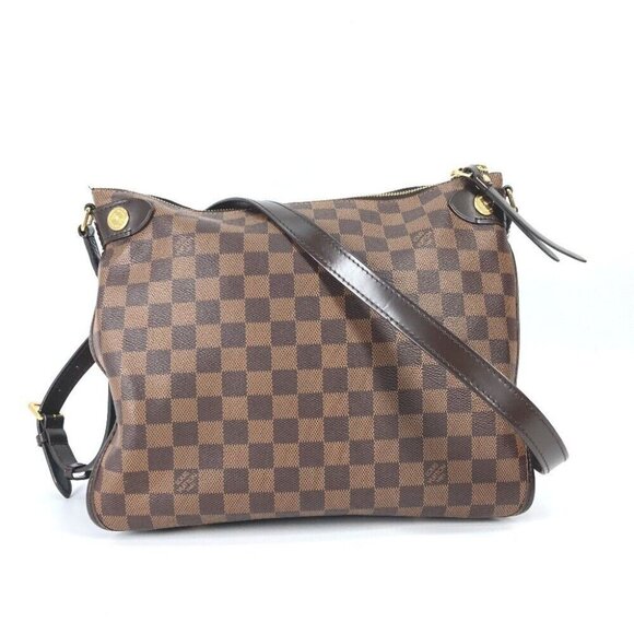 LOUIS VUITTON Damier Duomo Bag Crossbody Shoulder Bag Damier Canvas Brown - Picture 3 of 16